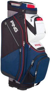 PING 2019 Pioneer Cart Bag Navy/White/Red